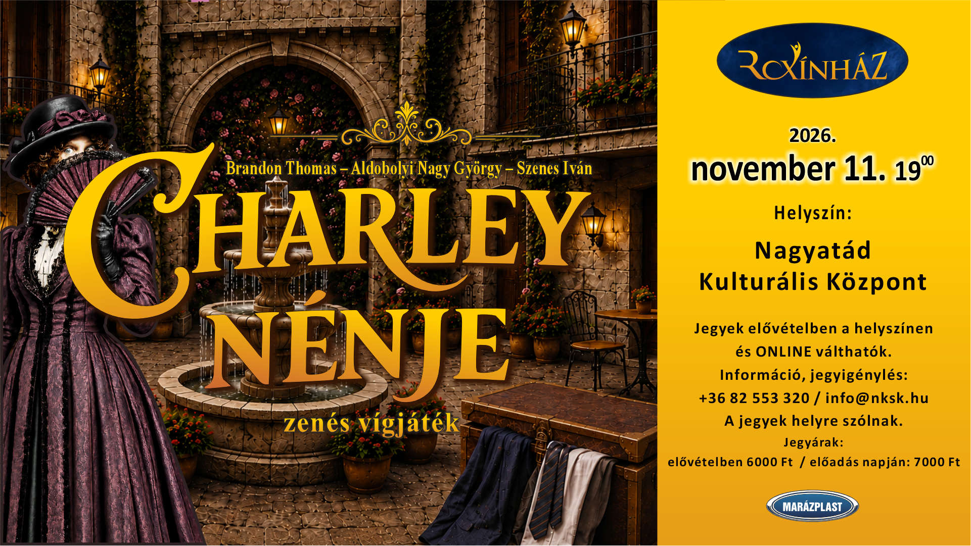 Brandon-Aldobolyi-Szenes: Charley nénje - zenés vígjáték